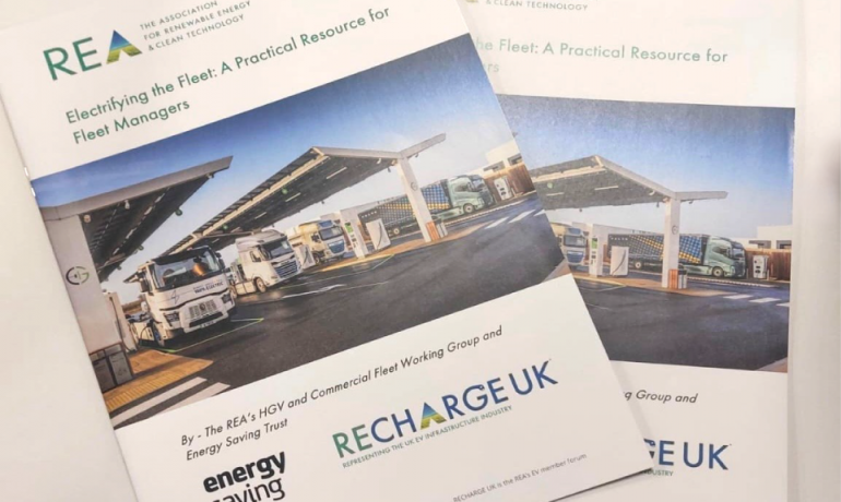 REA and EST publish ‘Electrifying the Fleet: A practical resource for fleet managers’